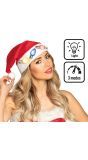 Kerstmuts met Kleurijke Lampjes