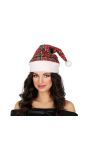 Kerstmuts met Schotse Ruit