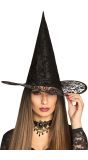 Kiara Heksenhoed Zwart Kant