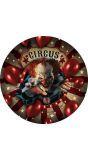Killer Clown Circus Wegwerp Bordjes
