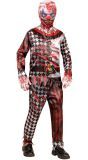 Killer Clown Halloween Kostuum Jongens