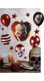 Killer Clown Halloween Muursticker