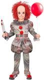 Killer Clown Kostuum Halloween Grijs Jongens