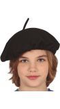 Kinderen Baret Zwart