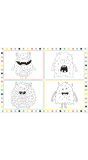 Kinderfeestje Monster Bash Kleurplaat Placemats 6 Stuks