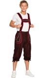 Klaus Oktoberfest Bruine Lederhose
