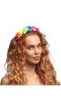 Kleurrijke Hawaii Bloemen Tiara Haarband