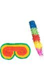 Kleurrijke Piñata Verjaardag Set