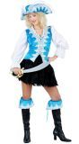 Koninklijk Dames Piratenpak Blauw
