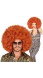 Koper Oversized Afro Disco Pruik