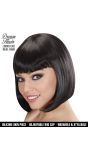 Korte Pruik Zwart Bobline