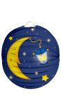 Lampion Blauw met Maan
