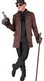 Lange Bruine Piraten Jas Jack Sparrow Mannen