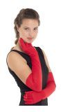 Lange Gala Handschoenen Rood