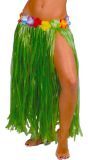 Lange Groene Hawaii Rok met Bloemen
