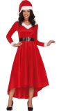 Lange Kerstvrouw Jurk Dames