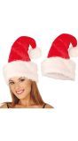 Lange Warme Kerstman Muts Extra Pluche