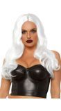 Lange Witte Stijle Pruik