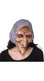 Latex Heks Masker met Kap