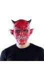 Latex Hoofdmasker Creepy Devil Halloween