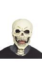 Latex Skelet Masker Wit