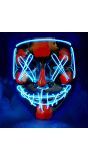 Led Halloween Verlicht Masker Blauw Dames Heren
