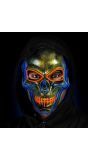 Led Lichtgevend Schedelmasker Goud Dames Heren