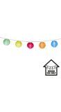 Led Lichtsnoer Lampionnen Hawaii Multikleur 185cm