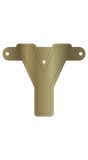 Letter Y Banner Metallic Goud