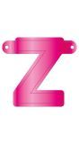 Letter Z Banner Magenta