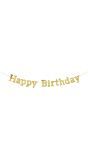 Letterslinger Glossy Black Happy Birthday 3 Meter
