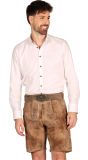Licht Bruine Oktoberfest Lederhose Geitenleer Heren