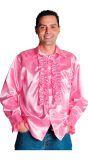 Licht Roze Ruches Blouse