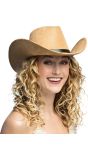 Lichtbruine Hoge Cowboyhoed