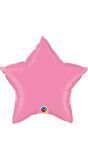 Lichtroze Ster Folieballon Baby