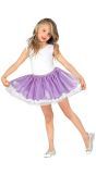 Lila Witte Tutu met Tule