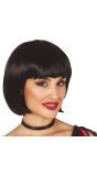Lisa Zwarte Bob Pruik