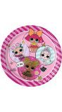 L.O.L Kinderfeestje Bordjes 8 Stuks