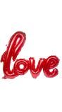 Love Rode Folieballon Letters 70cm
