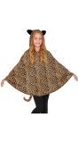 Luipaard Poncho Meisjes
