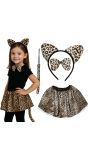 Luipaard Tutu set Kind