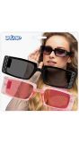 Luxe Feest Zonnebrillen Set Zwart Roze