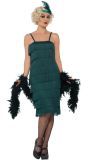 Luxe Flapper Jurk Groen
