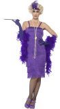 Luxe Flapper Jurk Paars