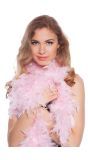 Luxe Veren Boa 180cm Roze