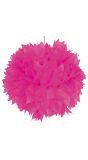 Magenta Roze Pompom Hanger 30cm