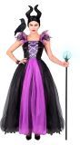 Malefica Heks Kostuum Paars Zwart Vrouwen