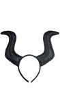 Malefica Hoorns Haarband Zwart Meisjes Dames