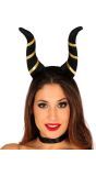 Maleficent Haarband met Gouden Linten