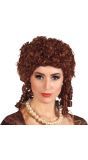 Marie-Amélie Barones Pruik Bruin
